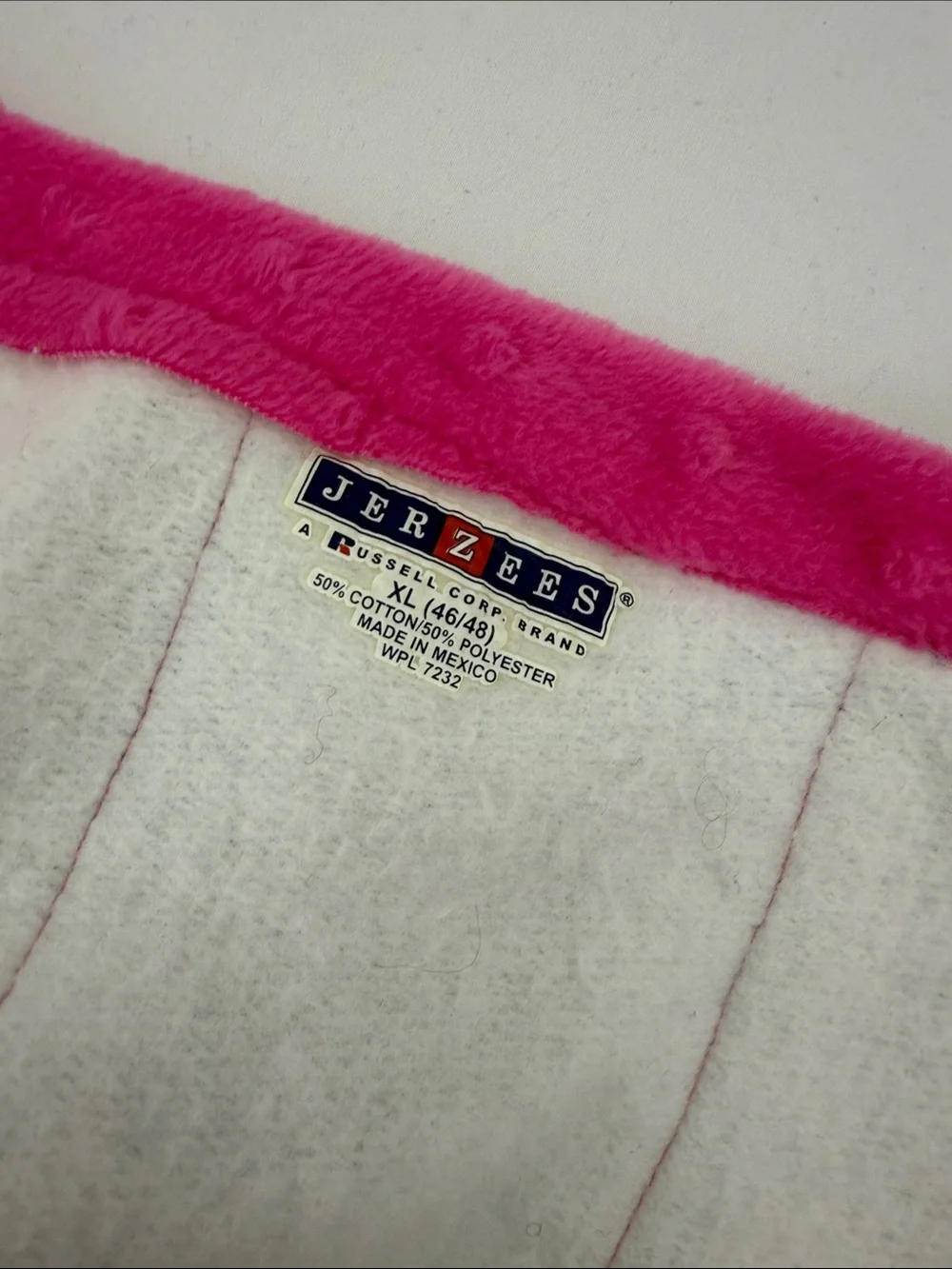 One-of-a-Kind Womens Vibrant Pink Patchwork Quilted Open Front Jacket, est sz XL